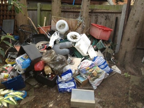 Chislehurst garden before and after professional clearance
